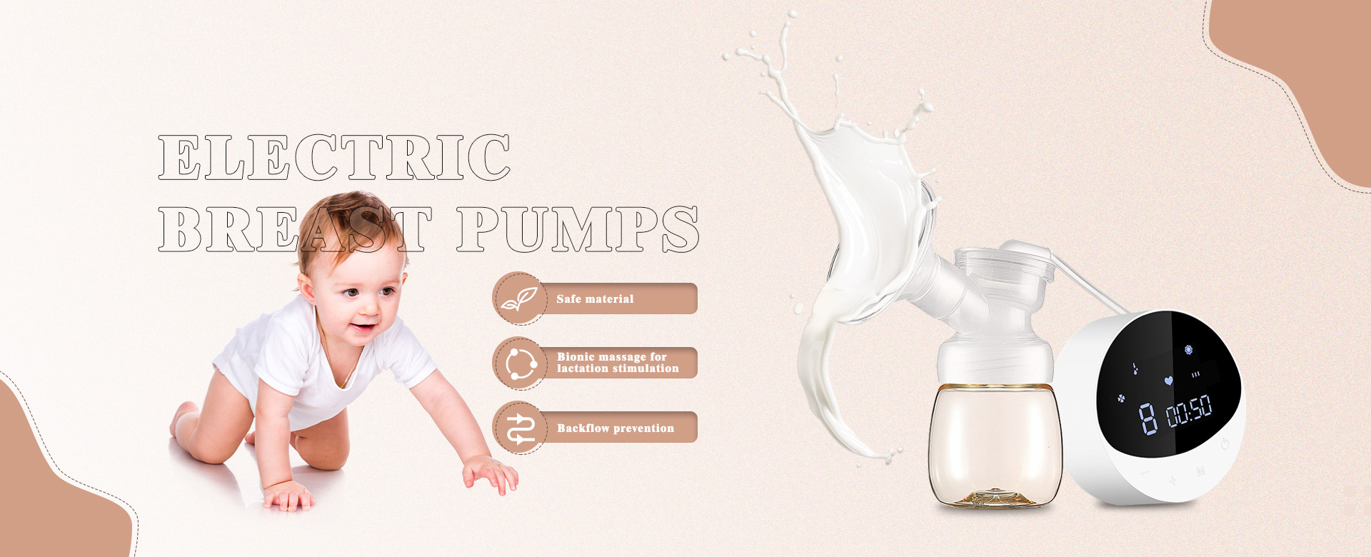 Fabricante de extractores de leche eléctricos de China